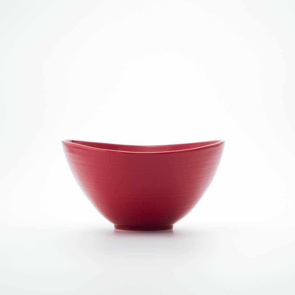 STANDARD COLOR なぶり鉢(大） 赤釉