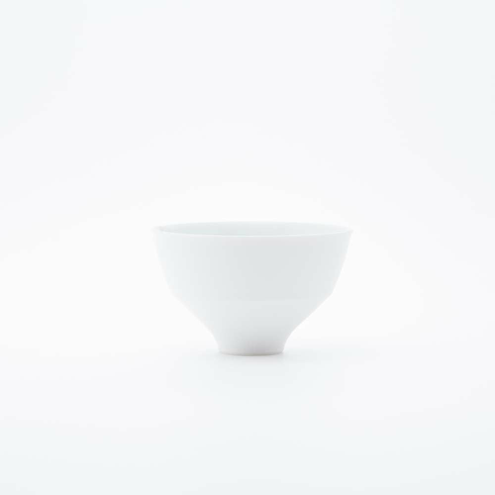 STANDARD COLOR 段付飯碗 内青白磁外刷毛