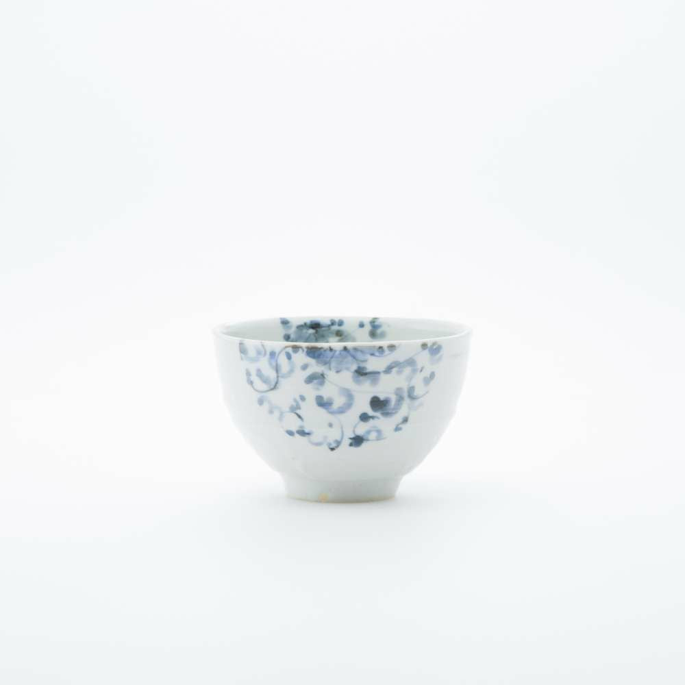 岡晋吾 天平飯碗 菊唐草
