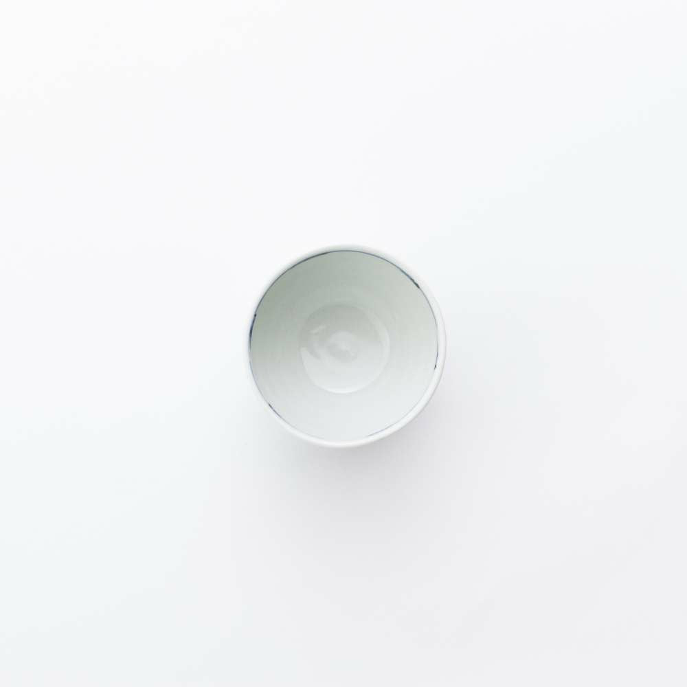 岡晋吾 天平飯碗 染付万暦
