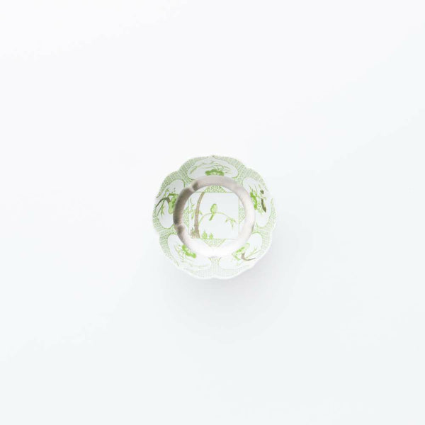 ！[30%OFF 新春初売りSALE]JAPAN TEA アウトレット 小鉢 三方ガラミ紋 グリーン