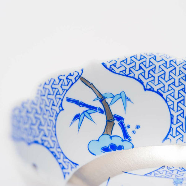 ！[30%OFF 新春初売りSALE]JAPAN BLUE アウトレット 小鉢 三方ガラミ紋