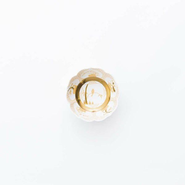 ！[30%OFF 新春初売りSALE]JAPAN AUTUMN 小鉢 三方ガラミ紋 ゴールド アウトレット 30%OFF