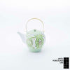 ！[30%OFF 陶器市SALE] JAPAN TEA ティーポット グリーン 古伊万里草花紋 30%OFF