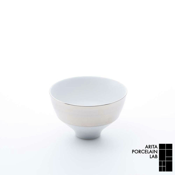 ！[60%OF新春初売りSALE 2個セット] JAPAN SNOW アウトレット 段付飯碗 プラチナ