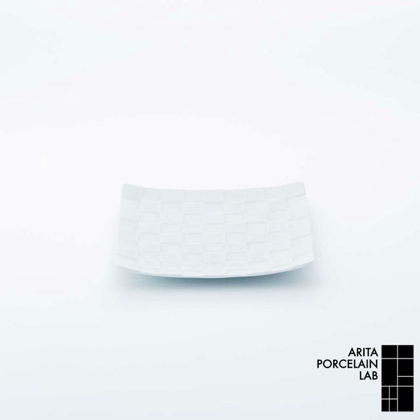 ！[30%OFF 新春初売りSALE]GAUFRE アウトレット 市松正方皿 (小) 青白磁