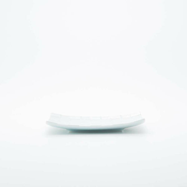 ！[30%OFF 新春初売りSALE]GAUFRE アウトレット 市松正方皿 (小) 青白磁