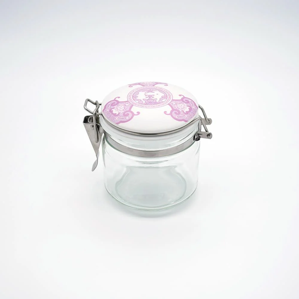 JAPANシリーズ 密閉保存瓶 キャニスター 古伊万里草花紋 オリジナルクッキー5種 化粧箱入