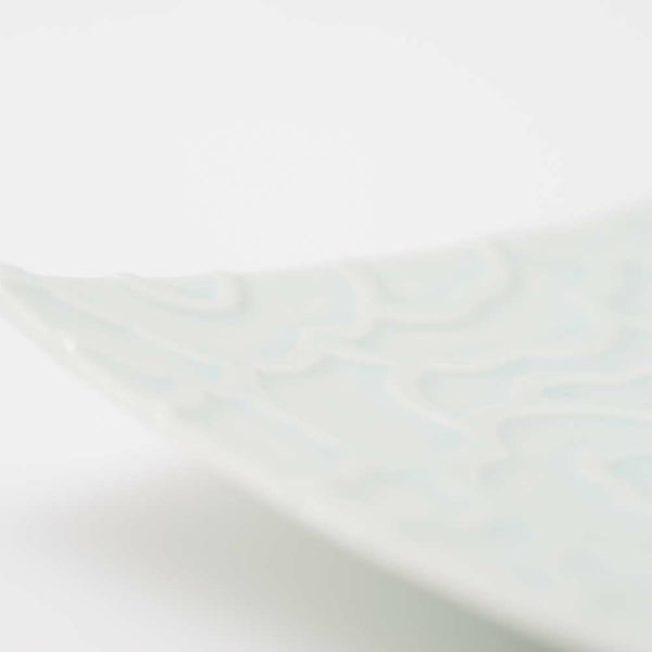 ！[60%OFF 新春初売りSALE 2個セット] GAUFRE アウトレット 瑞雲正方皿（小） 青白磁