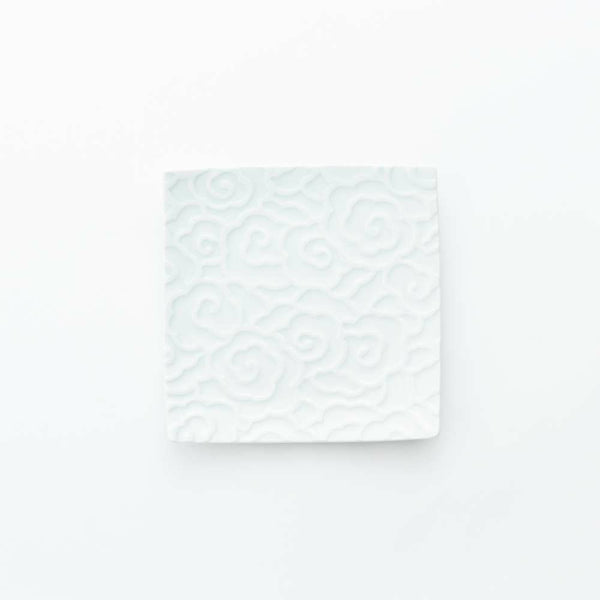 ！[60%OFF 新春初売りSALE 2個セット] GAUFRE アウトレット 瑞雲正方皿（小） 青白磁