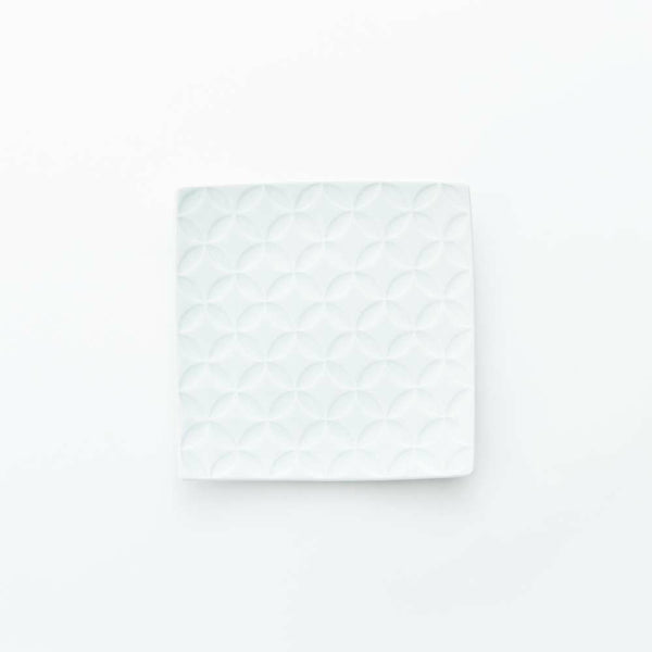 ！[60%OFF 新春初売りSALE 2個セット] GAUFRE アウトレット 七宝正方皿（小） 青白磁