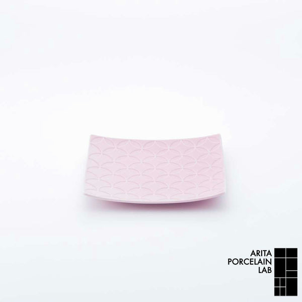 ！[60%OFF 新春初売りSALE 2個セット] GAUFRE アウトレット 七宝正方皿（小） ピンク