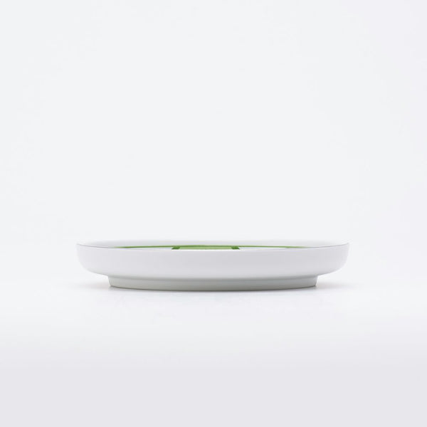 ！[30%OFF 新春初売りSALE]JAPAN TEA アウトレット 和皿19cm 古伊万里草花紋 グリーン