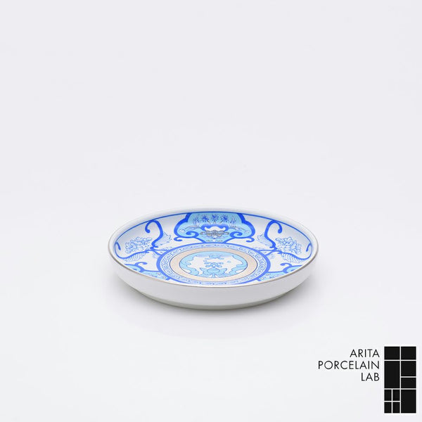 ！[60%OFF 新春初売りSALE 2個セット] JAPAN BLUE アウトレット 銘々皿 JB古伊万里草花紋