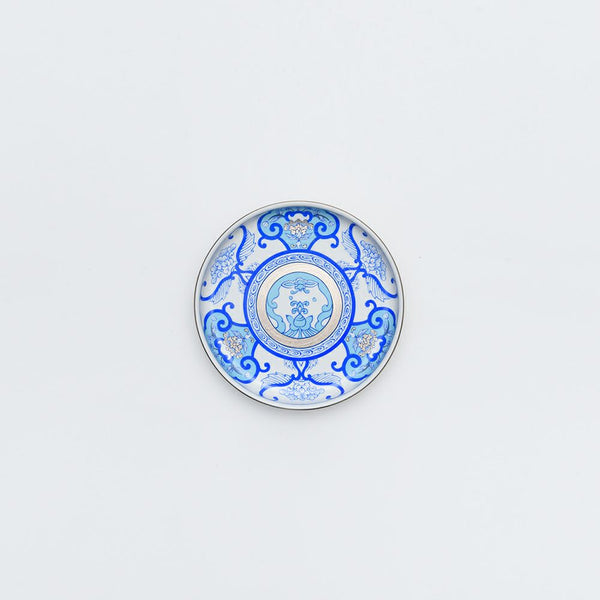 ！[60%OFF 新春初売りSALE 2個セット] JAPAN BLUE アウトレット 銘々皿 JB古伊万里草花紋