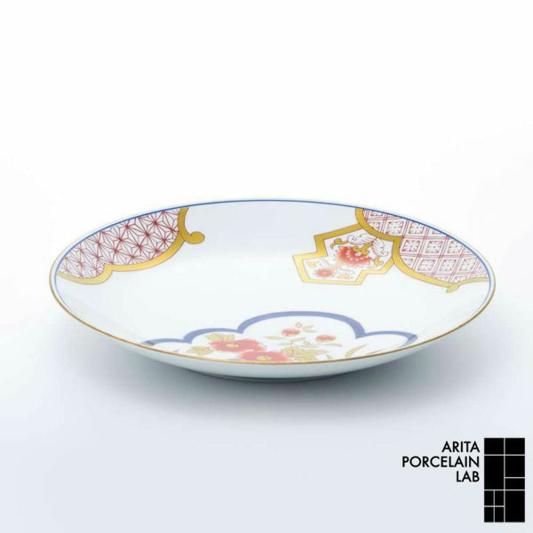 ！[60%OFF 陶器市SALE] 新弥左ヱ門 アウトレット 大皿 ゴールド 花ぎり 2個セット